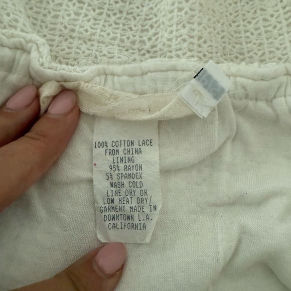 Jenn’s Pirate Booty Lace Knit Tube Top Size XS/Small - Picture 4 of 6